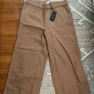 Garment Dyed Linen/Organic Cotton Pants